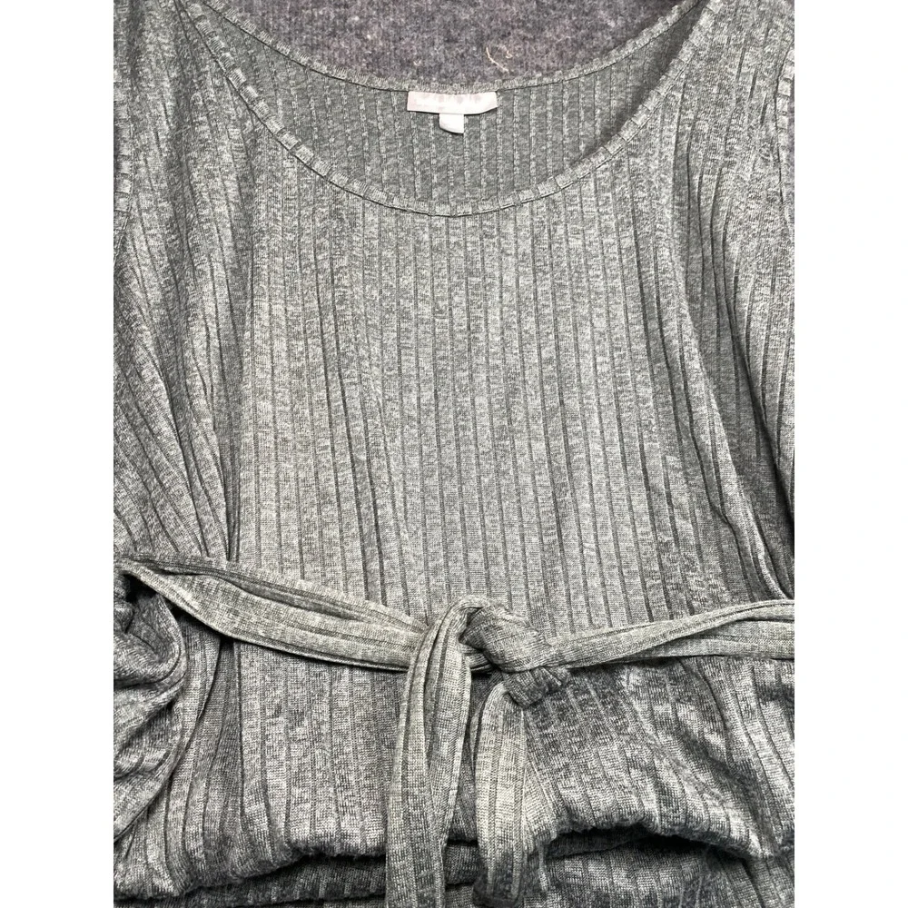 Woman Within Olive Green Ribbed Knit Wide Leg Sleeveless Jumpsuit Plus Size 5X